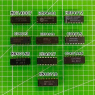 MC14007 HCF4008 HEF4012 CD4013 HCF4014 CD4015 MN4016B CD4017 CD4019AN MN4021B IC