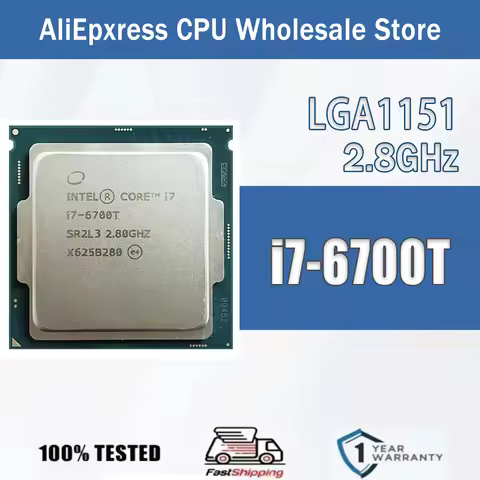 Intel Core i7-6700T 2.8GHz 4 Cores 8 Threads 35W i7 6700T Computer CPU Processor Server Package LGA1
