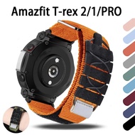 22mm Suitable for Huami Amazfit T-rex 2 Strap Sports Nylon Ring Strap Suitable for  Huami Tyrannosaurus Band Amazfit Trex Pro Accessories