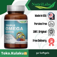 Triple Omega 3-6-9 Nutrilabs 90 Softgel (Not Now Puritan Blackmores)