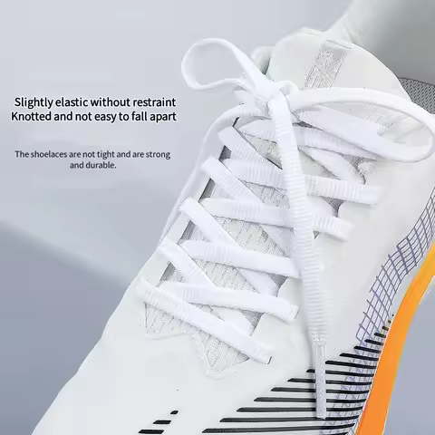 6mm Width Flat Shoelaces for Sneakers Basketball Shoes Laces for Shoes White Black Shoelace 90/120/1