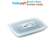 Japanese 1L flat food container - Inomata