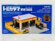 有貨不用問！要貨請按出價！看內文！全新 日版 Tomy Tomytec Tomicarama Vintage 05b Scale 1/64 汽車維修 輪胎店 情景 / 可配 Tomica  Hotwh