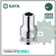 SOCKET 13615 1/2" DR. 12PT. METRIC SOCKET 24MM SATA