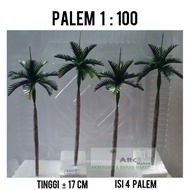 Model 1:100 Scale King Palm Tree Miniature/ for Architecture
