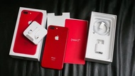 全新未激活 iPhone 8 Plus 256gb 紅色 平行進口無鎖 90日保養 原裝無拆 what app 6497 6645 定價 price