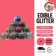 Millusion US Shaker/Glitter Decor/Edible Glitter/Shaker/Cake Glitters/ Shinny Decor/ Glitter For Cak