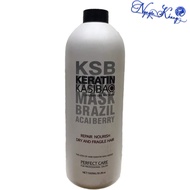 KASIBAO KSB BRAZIL ACAI BERRY Hydrolyzed KERATIN Steamer restores severely damaged hair 1000ml [BD]