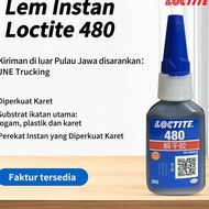 Loctite Promo Instant Glue 480 Reinforced Rubber 20g Black For Metal Plastic & Rubber Anti-Vibration