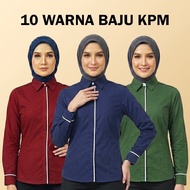 Anyson Wear Baju Korporat KPM Perempuan Lengan Panjang Plus Size S–5XL Corporate Outfit KPM