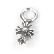 全新 □ CHROME HEARTS Chrome Hearts SV925 疊戴式十字架項鍊TOP，銀色，總重 1.2 克，男士款