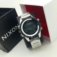 (2.2 Sale) Nixon Steel Silver watch Style Digital Function Limited Offer Free Box Nixon