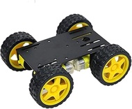 Premium 4wd Smart Robot Car Chassis Platform Kit for Arduino/Raspberry Pie/MicroBit, DC Electric Mot