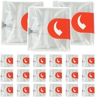 Luxshiny Turkey Oven Bags, 20pcs Oven Cooking Roasting Bags Grilling Bag for Chicken Fish Meat Ham Seafood Vegetable