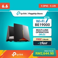 TP-Link Archer GE800 Wi-Fi 7 Gaming Router BE19000 With Tri-Band 2x 10G + 4x 2.5G ports EasyMesh sup