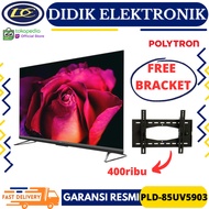 Smart TV Polytron PLD-85UV5903 85 Inch Mini LED 4K UHD PLD85UV5903 PLD 85UV5903