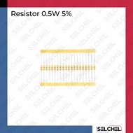 20PCS Resistor 0.5W 1/2W Tolerance 5% Axial Various Values