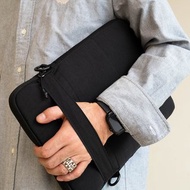 時尚便攜14吋筆電手拿包加絨加厚多功能ipad收納內膽包可套拉桿箱