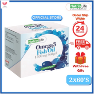 Lekang Health Care NutrinLife Nutrin Life Omega 3 Fish Oil 1500mg 2x60s