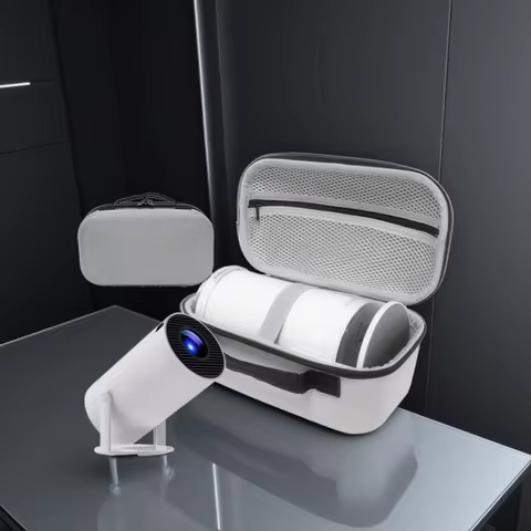 Velec Portable Projector Carry Case Handle Design Durable Double Zipper for HY300/HY300 Pro for Busi