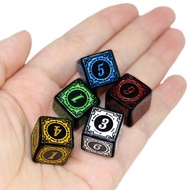 Color Number Dice Running Group Sieve Teaching Aids Drinking Big Dice Game Props Dice Cup Dice 5 Pie