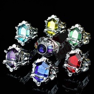 พร้อมส่งในไทย แหวนรีบอร์น Vongola ring วองโกเล่ริง แหวนวองโกเล่ ชุด 7 วงแหวน Reborn Katekyo Hitman Reborn! ครูพิเศษจอมป่