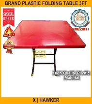 Brand Plastic Folding Table 3ft X 3ft | Hawker Table | Round / Square - 3V - Plastic