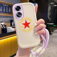 OPPO A58 4G A78 4G A58 5G A58X 5G A78 5G A1X 5G A2X 5G Case Cartoon With Lanyard