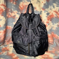 95% new head porter tanker 14L drawstring backpack rucksack navy 深藍色索繩尼龍背囊 書包 背包