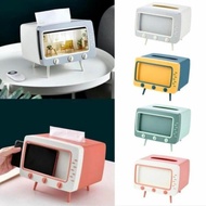 Kotak Tisu Bentuk Televisi / Tempat Tisu Dan Mini Tv Tempat Dudukan