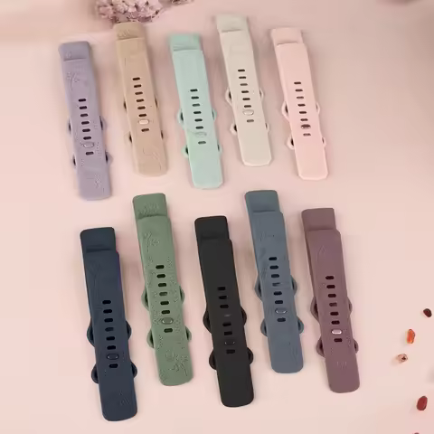 Engraved Band For Fitbit Charge 6/Fitbit Charge 5 Strap Soft Silicone Bracelet For Fitbit Charge 5 6