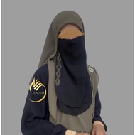 Haramain oval veil | Purdah Ae Veil Bridal Muslim