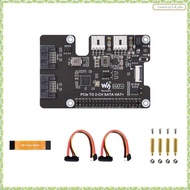 [J X Q K]  EEPROM HAT+ for Raspberry Pi5 PCIe  Expansion Board High Speed Data Transfer Multi-Device