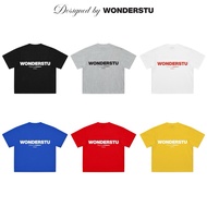 BOXY FORM T-SHIRT "BIGLOGO" WONDERSTU - UNISEX COTTON 260GSM