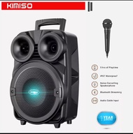 Speaker Bluetooth Karaoke Portable Kimiso 3381 Bonus Mic - Speaker Bluetooth Aktif Super Bass Radio FM