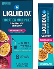 Liquid IV Passion Fruit Hydration Multiplier Drink Mix, 5.65 OZ