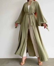 [AlShop]- Long Outer Crinkle Airflow premium // Outer panjang trendy // Mahira Crinkle long outer le