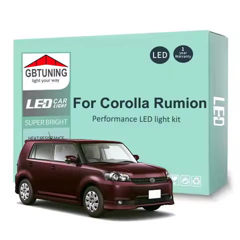 10Pcs LED Interior Light Bulb Kit For Toyota Corolla Rumion 2007 2008 2009 2010 2011 2012 2013 2014 