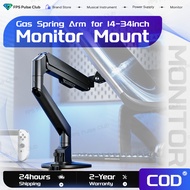 FPS Single Monitor Stand Mount Arm Adjustable Laptop with Tray Dual Monitor Stand Riser for Desk