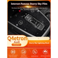 Audi 22-24 Q4etron Interior Modification Q5etron Starry Sky Film Central Control Full Set Stickers*&