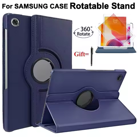 Rotating Case for Samsung Galaxy Tab S7 S8 S9 A9+ 11inch Pu Leather Stand Case Galaxy Tab A9 8.7 A8 