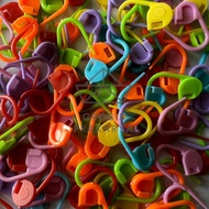 6pcs RANDOM Penanda Rajut Peniti Kecil Warna Rainbow Bahan Plastik Tebal Kualitas Bagus Plastic Bros