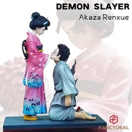 Demon Slayer: Kimetsu no Yaiba Akaza and Koyuki GK Statue Figure Model Collectible Toy