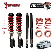 🔥 🔥 PERODUA Viva  🇲🇾DRS (hl series) high low adjustable absorber / suspension