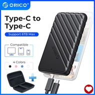 [ฟรีกระเป๋า] กล่องใส่ฮาร์ดไดรฟ์2.5นิ้ว,ORICO Type C USB 3.1ถึง SATA 6Gbps Enclosure ภายนอกสำหรับ SATA III SSD HDD 9.5/7มม. ไดรฟ์ภายนอก Enclosures เครื่องมือฟรีสูงสุด6TB รองรับ UASP ใช้งานร่วมกับโทรศัพท์ Macbook PC,แล็ปท็อป,ทีวี,PS4, Xbox -25PW1C