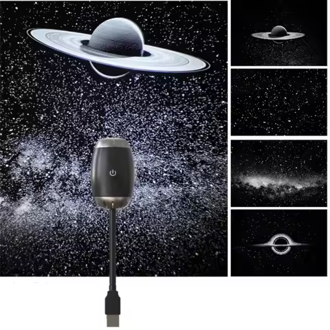 USB Star Projector Car Roof Starlight Projector Galaxy Starry Sky Car Interior Ambient Lights, Porta
