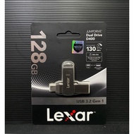 Lexar Flashdisk OTG DualDrive JumpDrive D400 USB-C 3.1 128GB