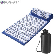 AARON1 Acupressure Massage Mat and Pillow, Pillow Set Relax Yoga Acupressure Mat, Sensi Massage Cloth Storage Bag Cushion Non-Slip Acupressure Yoga Mat Fitness