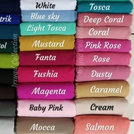 42 COLORS OF WOLFIS SQUARE HIJAB 130X130 PLAIN SQUARE PART 2