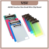 A6/B6 Voucher Size Small Wire Clip Board